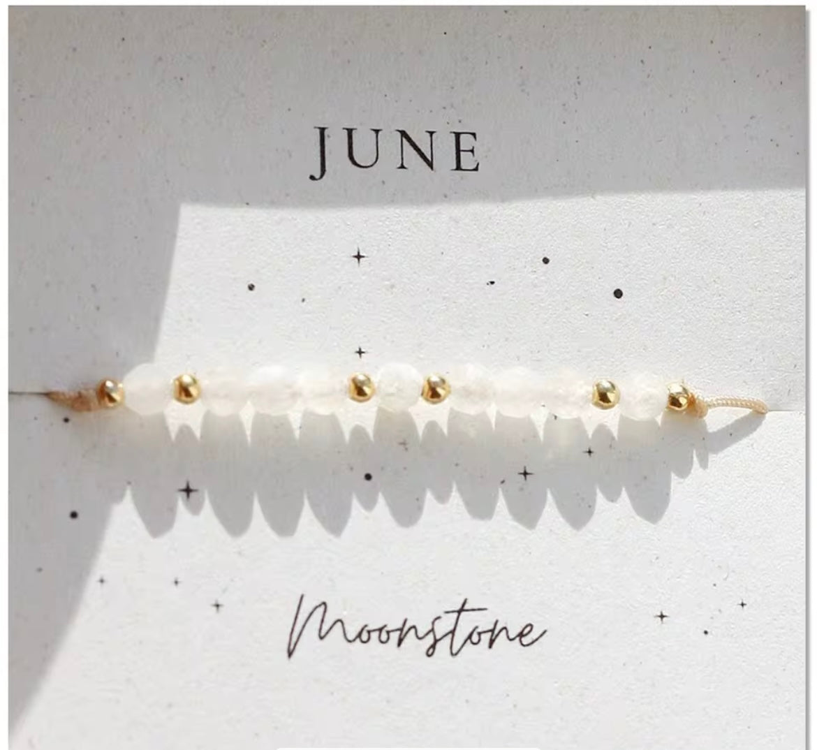 Birth Month Crystal Cord Bracelet — Curated By Suarez