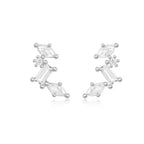 Dloria Celestial CZ Cluster Stud Earrings