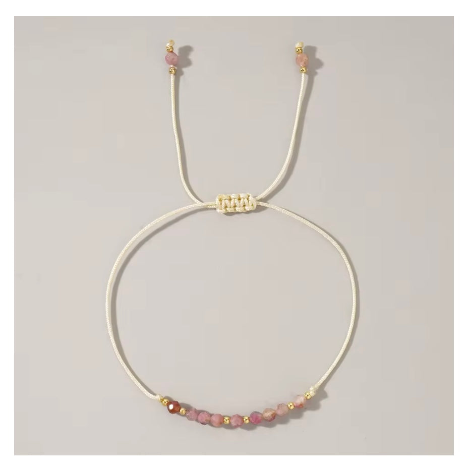 Birth Month Crystal Cord Bracelet — Curated By Suarez