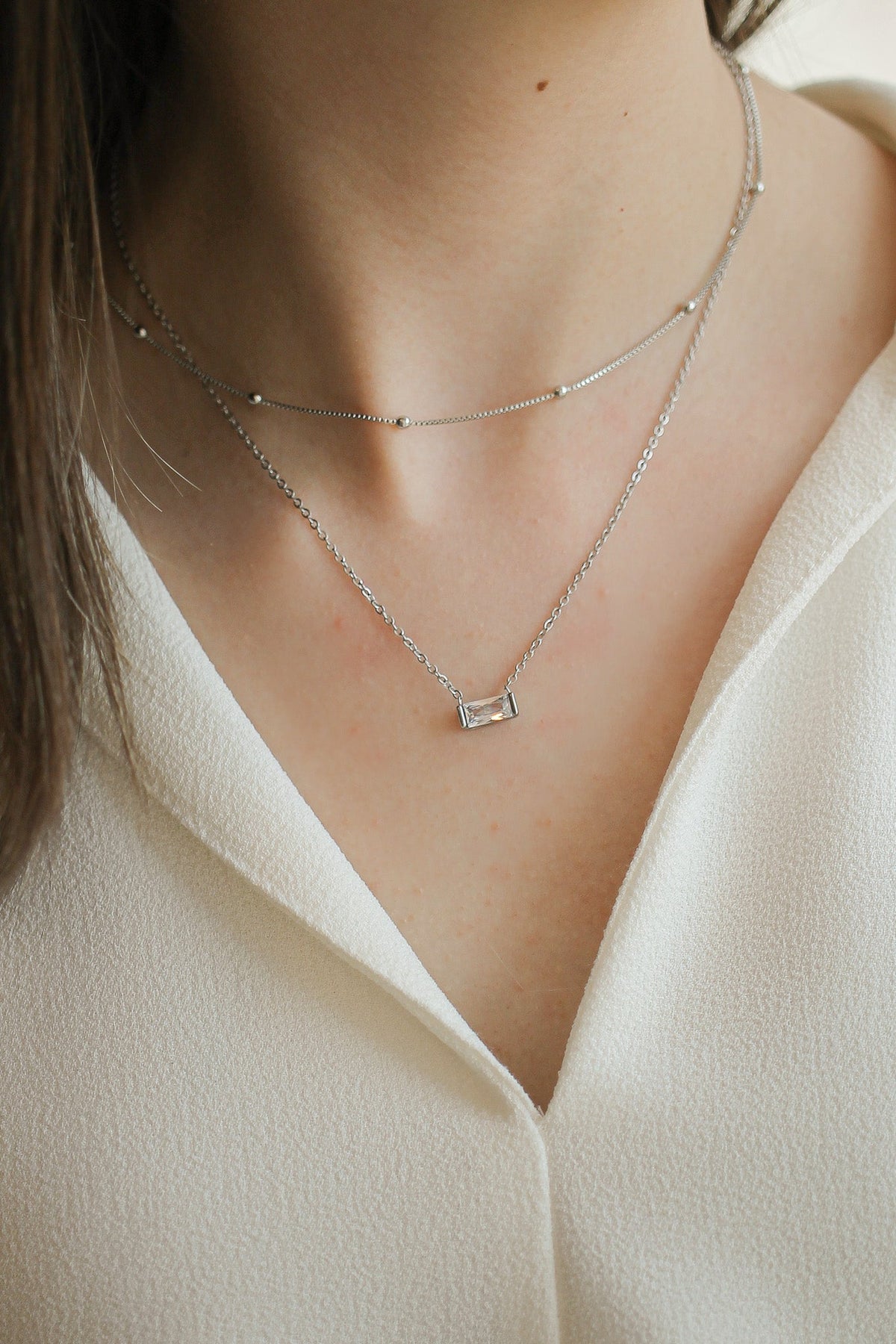 Birthlight CZ Birthstone Necklace — Rose & Clay