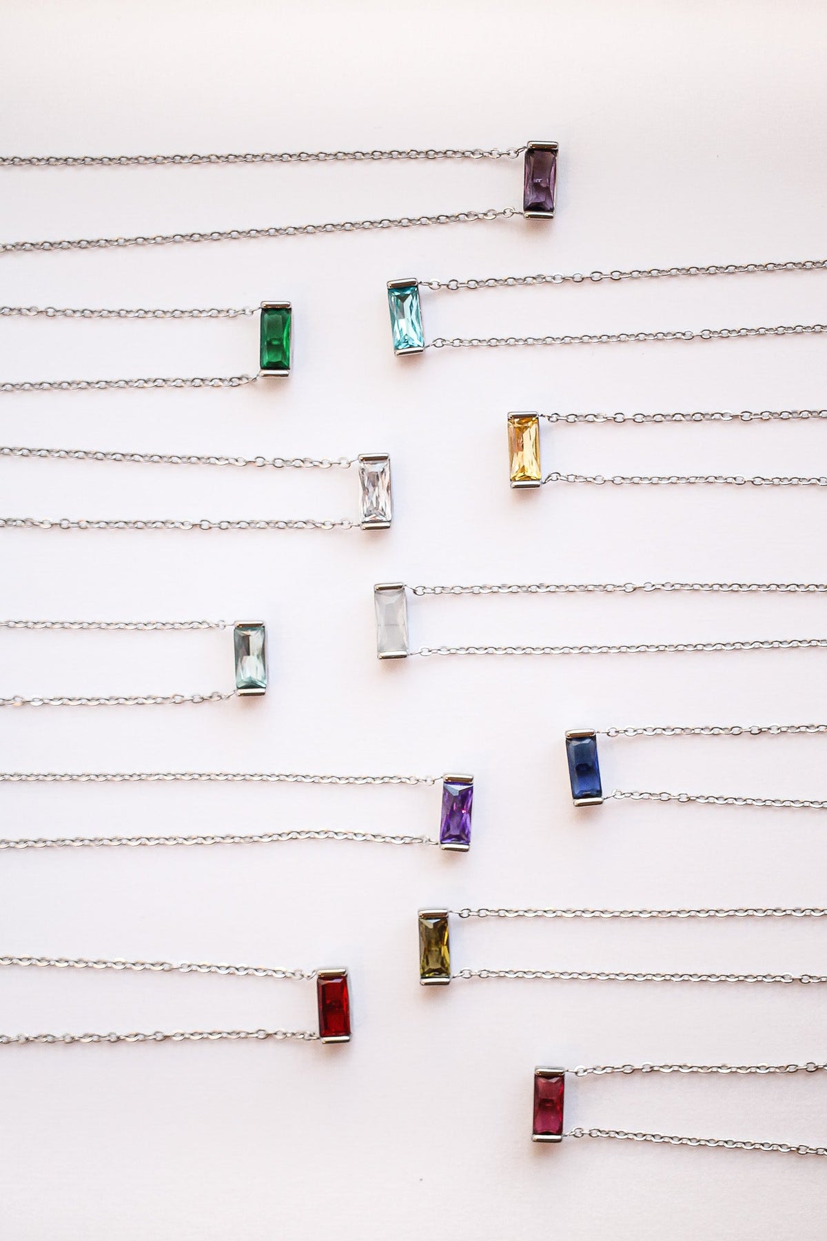 Birthlight CZ Birthstone Necklace — Rose & Clay
