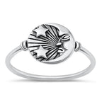 Night Sky Moon & Stars Sterling Silver Ring — My Ring Guru