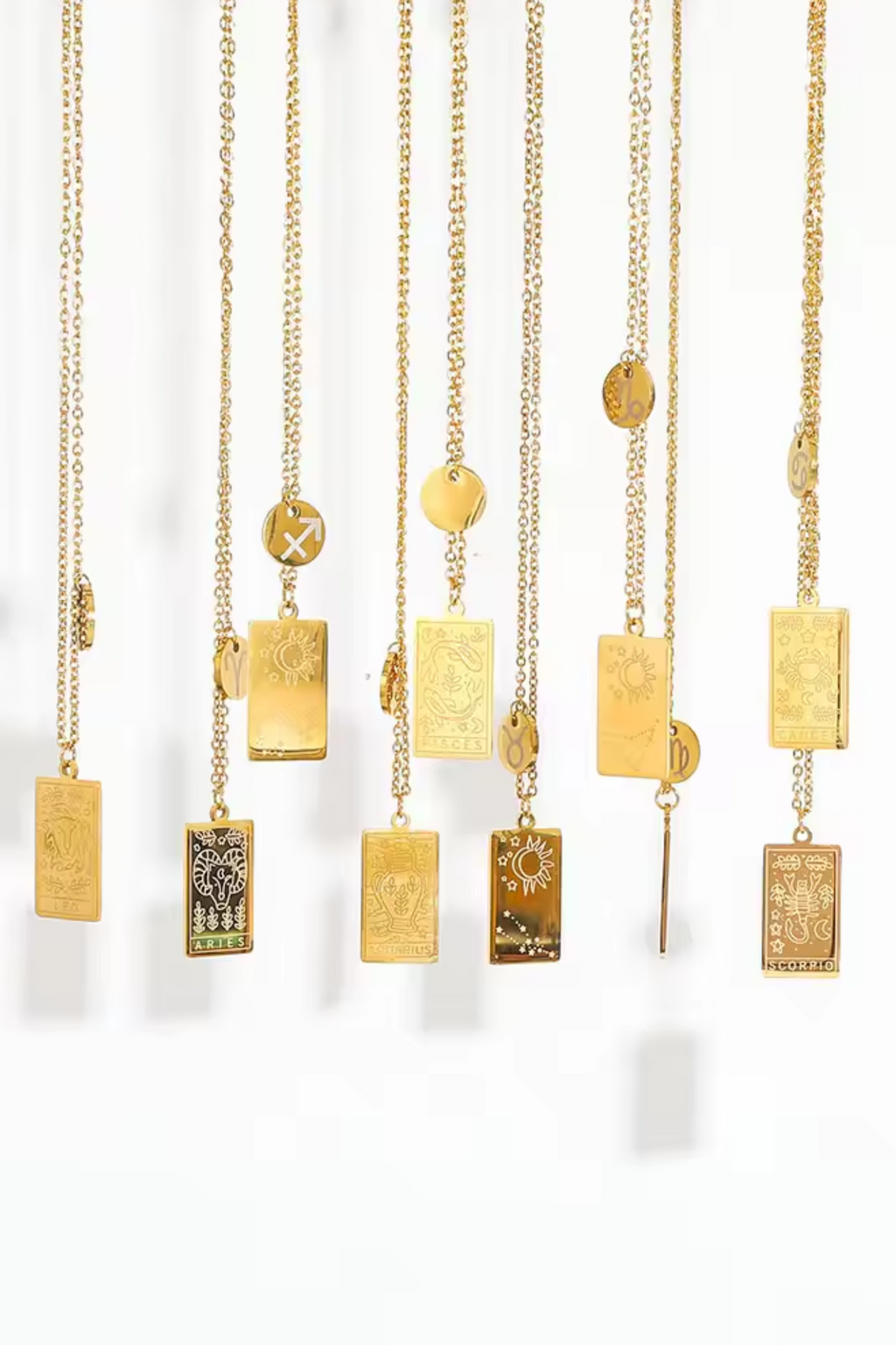 Written in the Stars Reversible Zodiac Necklace — Rose & Clay