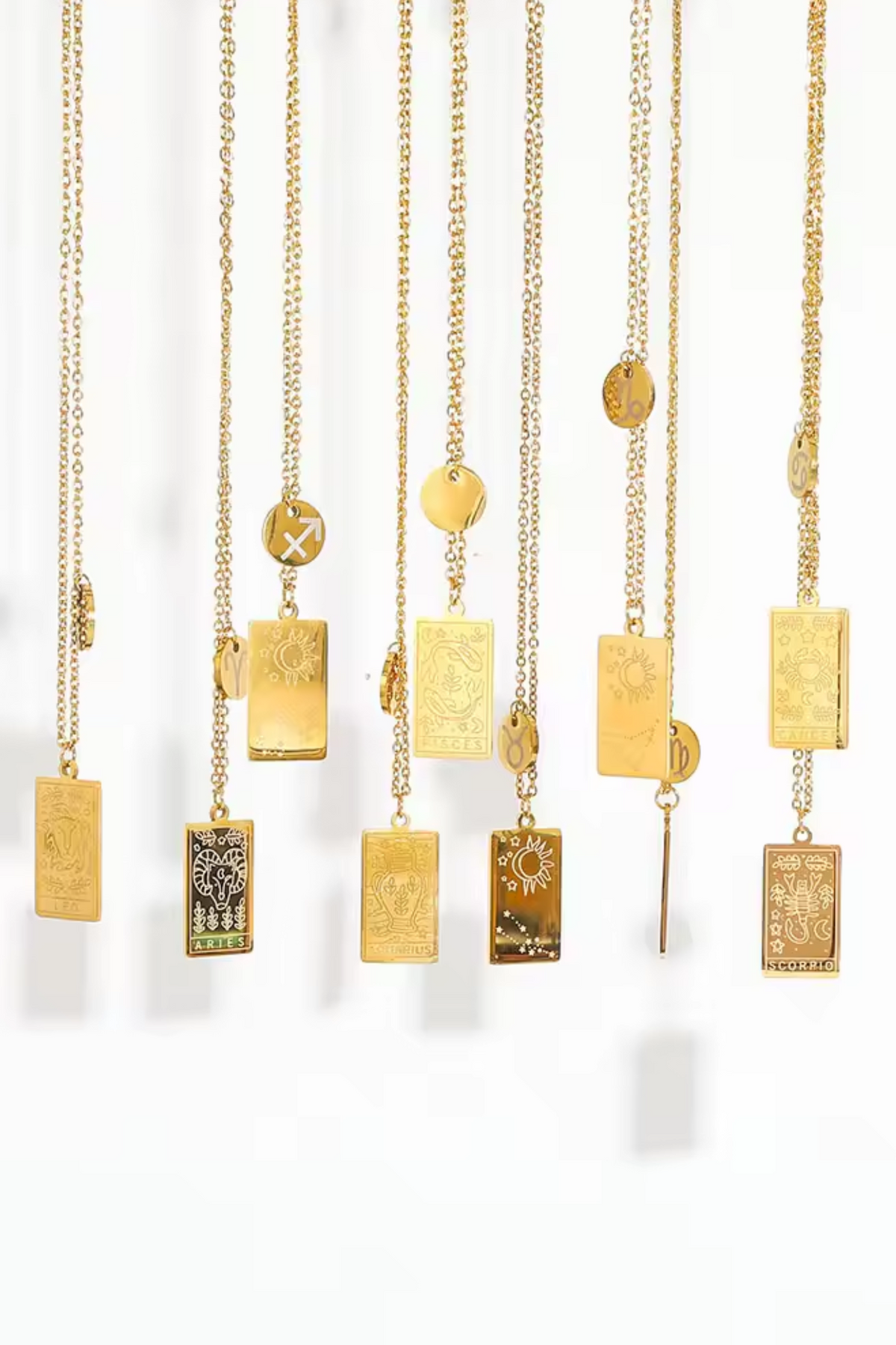 Written in the Stars Reversible Zodiac Necklace — Rose & Clay