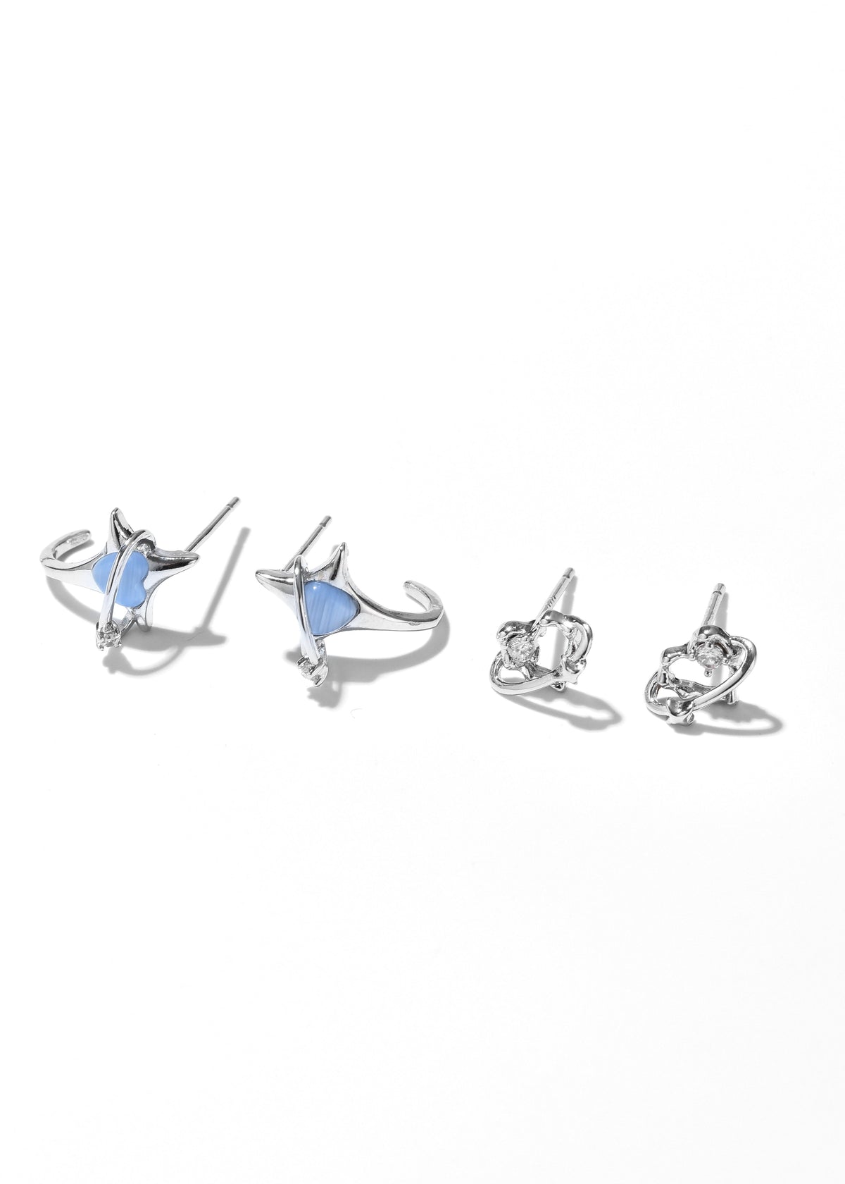Original product photograph: Blue Starlight Stud Earring Set