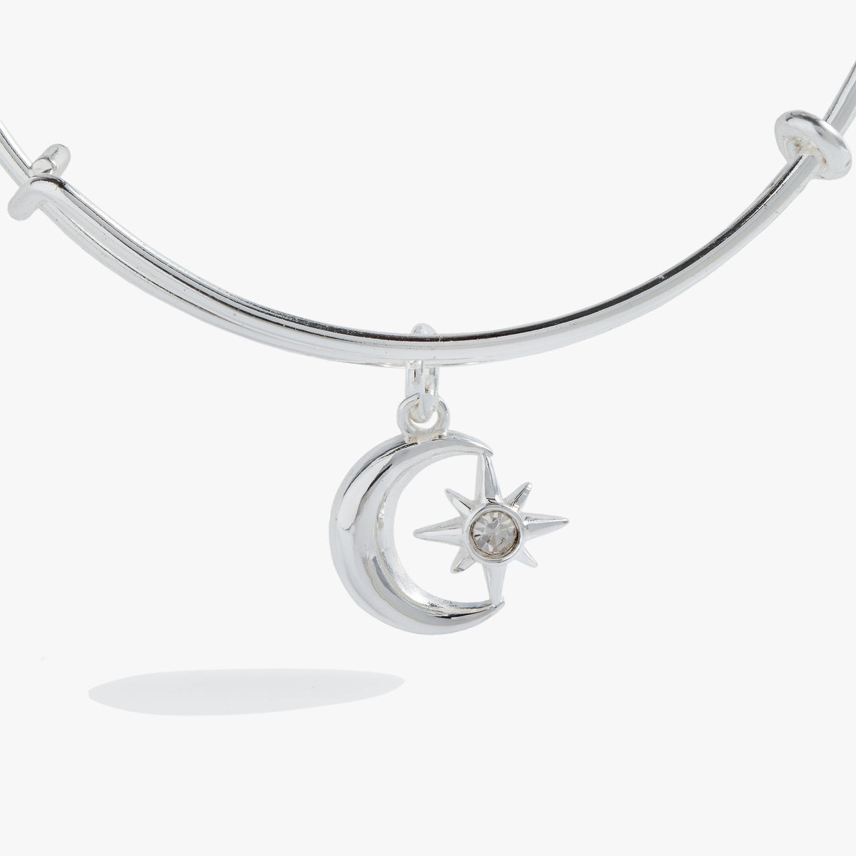 ALEX AND ANI Moon & Star Charm Bangle